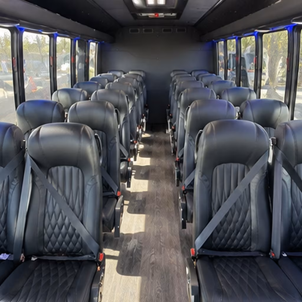jonesboro 25 passenger minibus inside