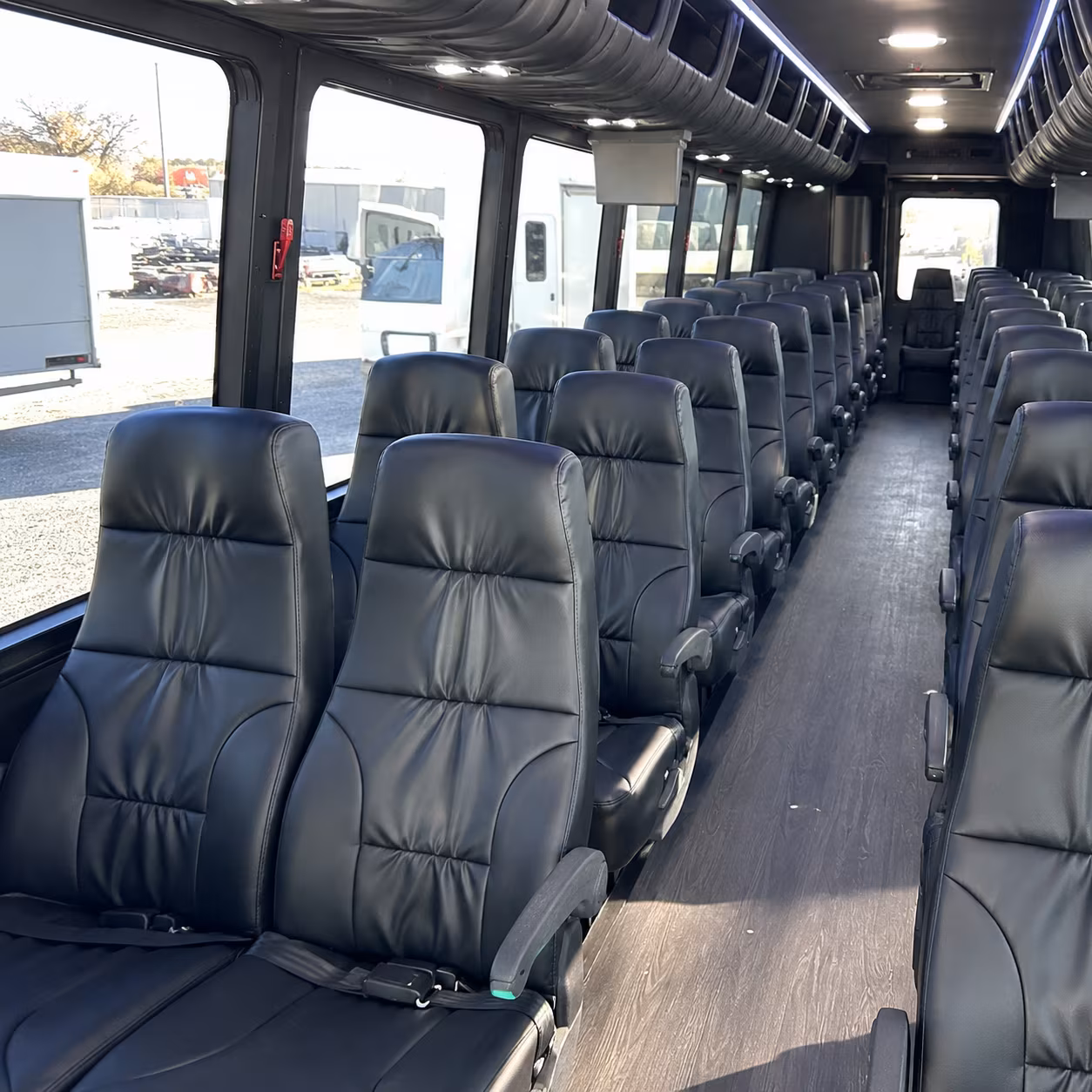 jonesboro 28 passenger minibus interior