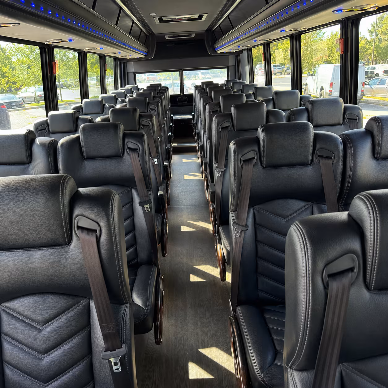 jonesboro 30 passenger minibus inside