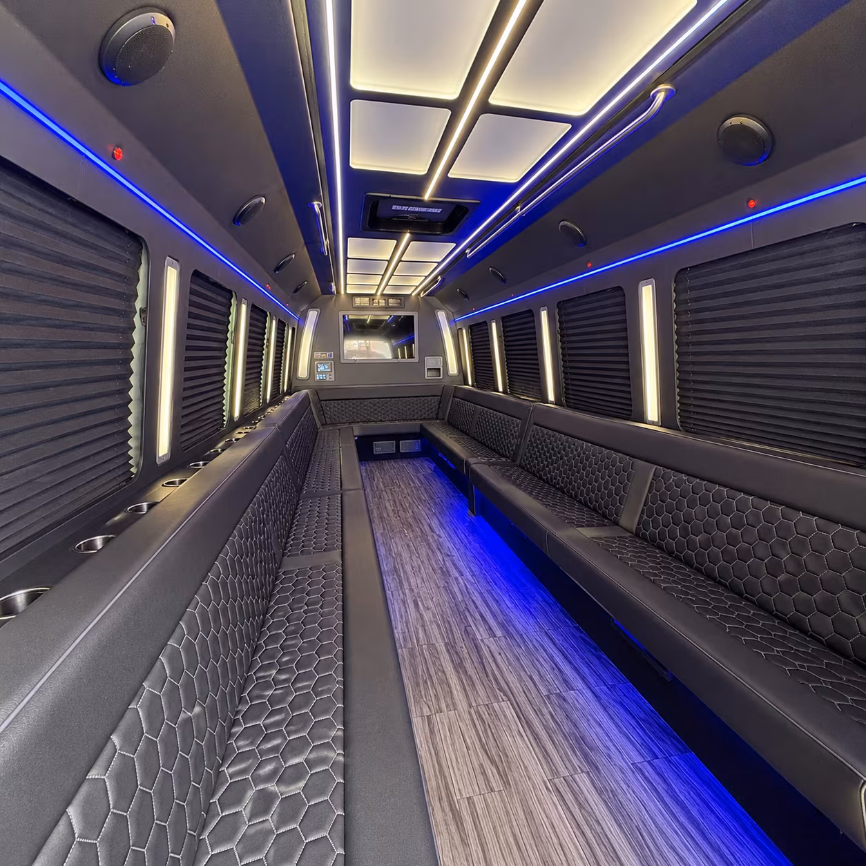 jonesboro 30 passenger party bus interior