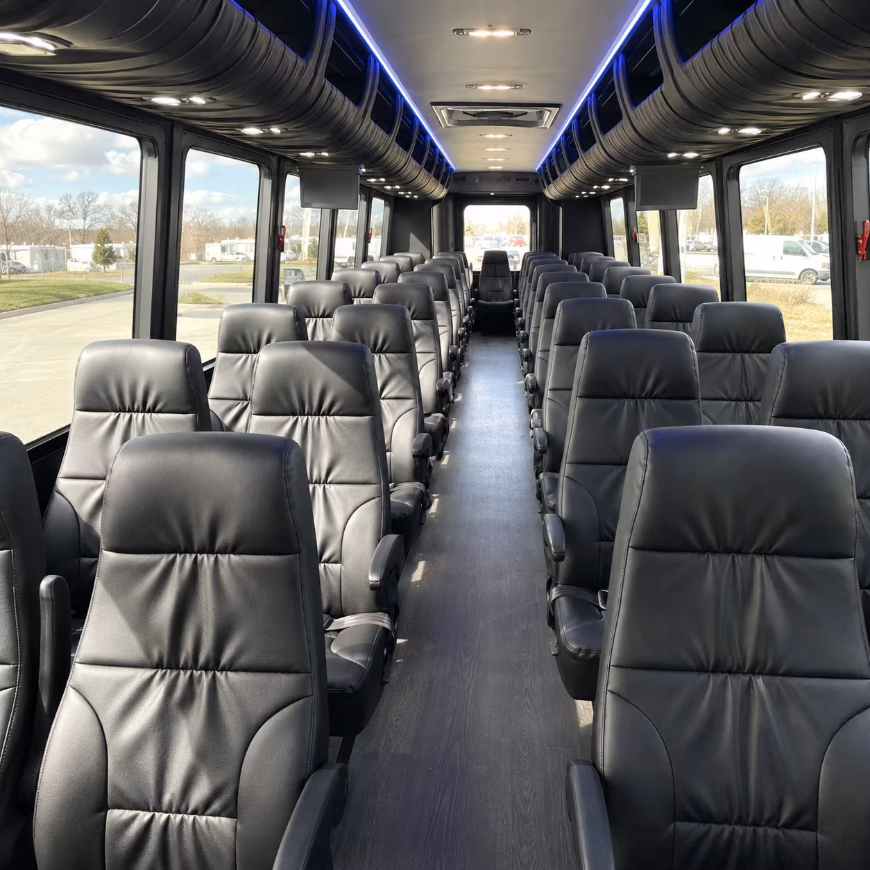 jonesboro 35 passenger minibus inside