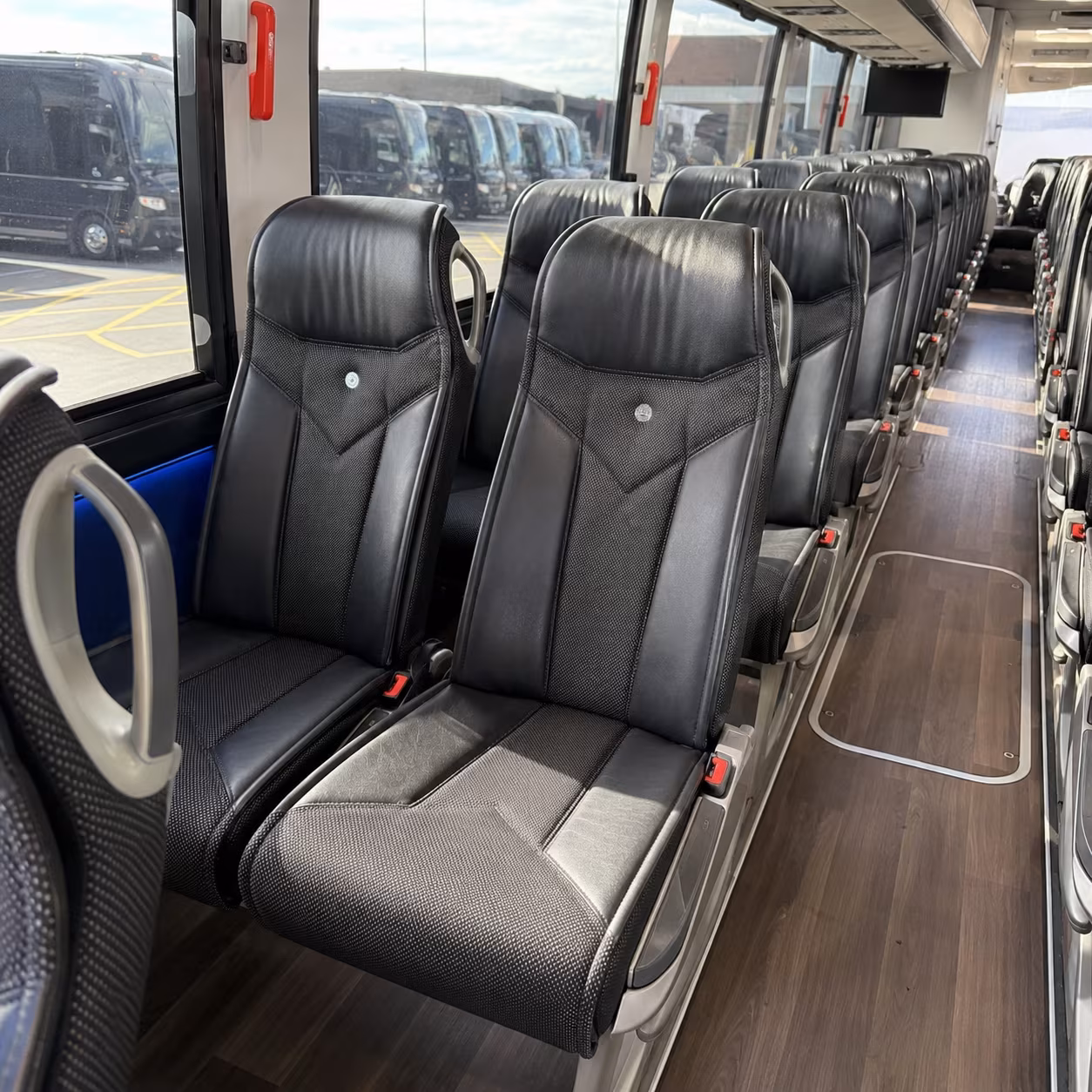 jonesboro 40 passenger charter bus interior