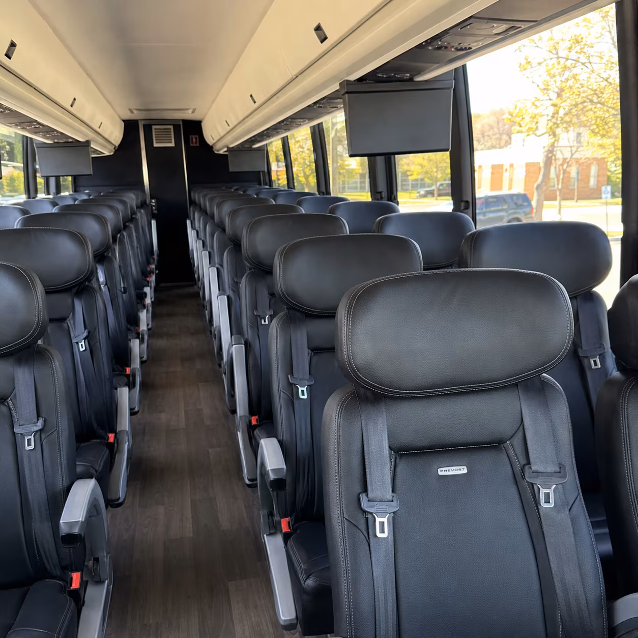 jonesboro 45 passenger charter bus inside