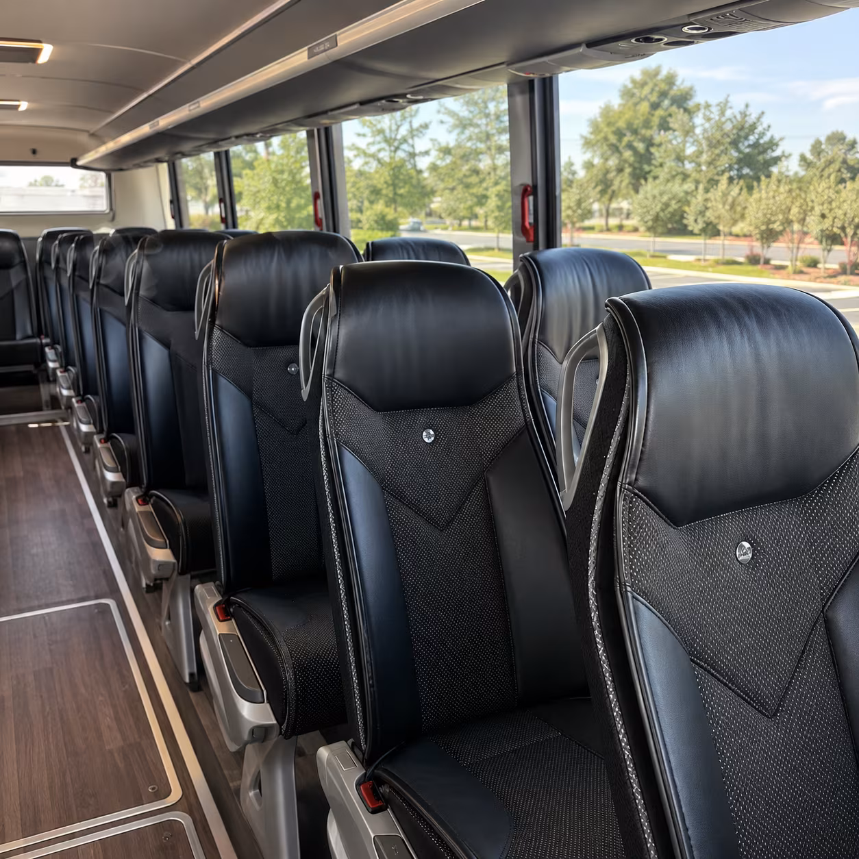 jonesboro 45 passenger charter bus interior