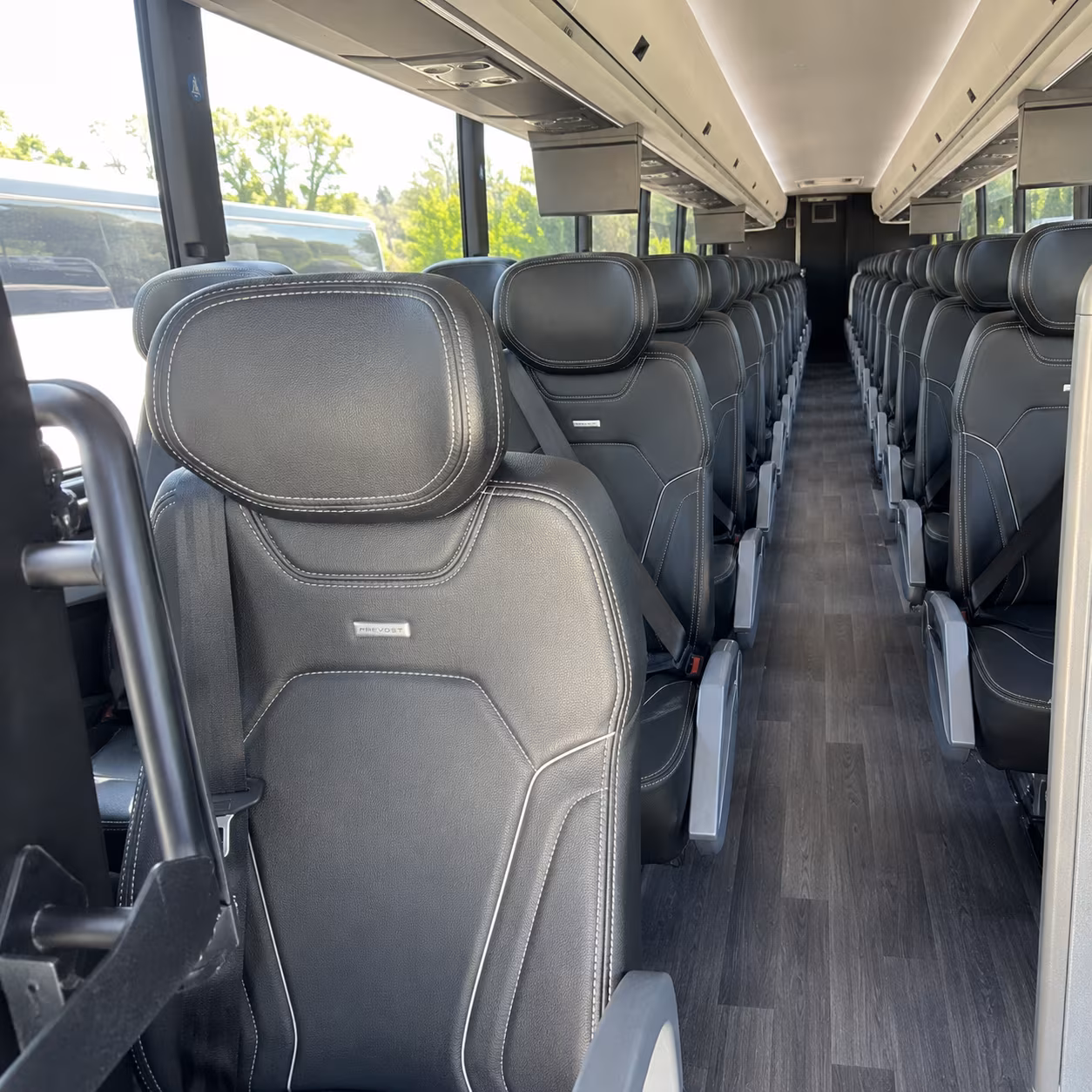 jonesboro 47 passenger charter bus interior