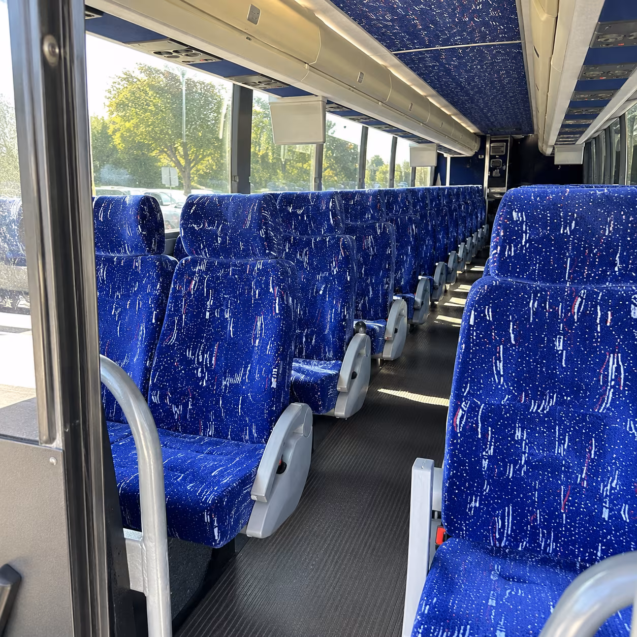 jonesboro 50 passenger charter bus inside