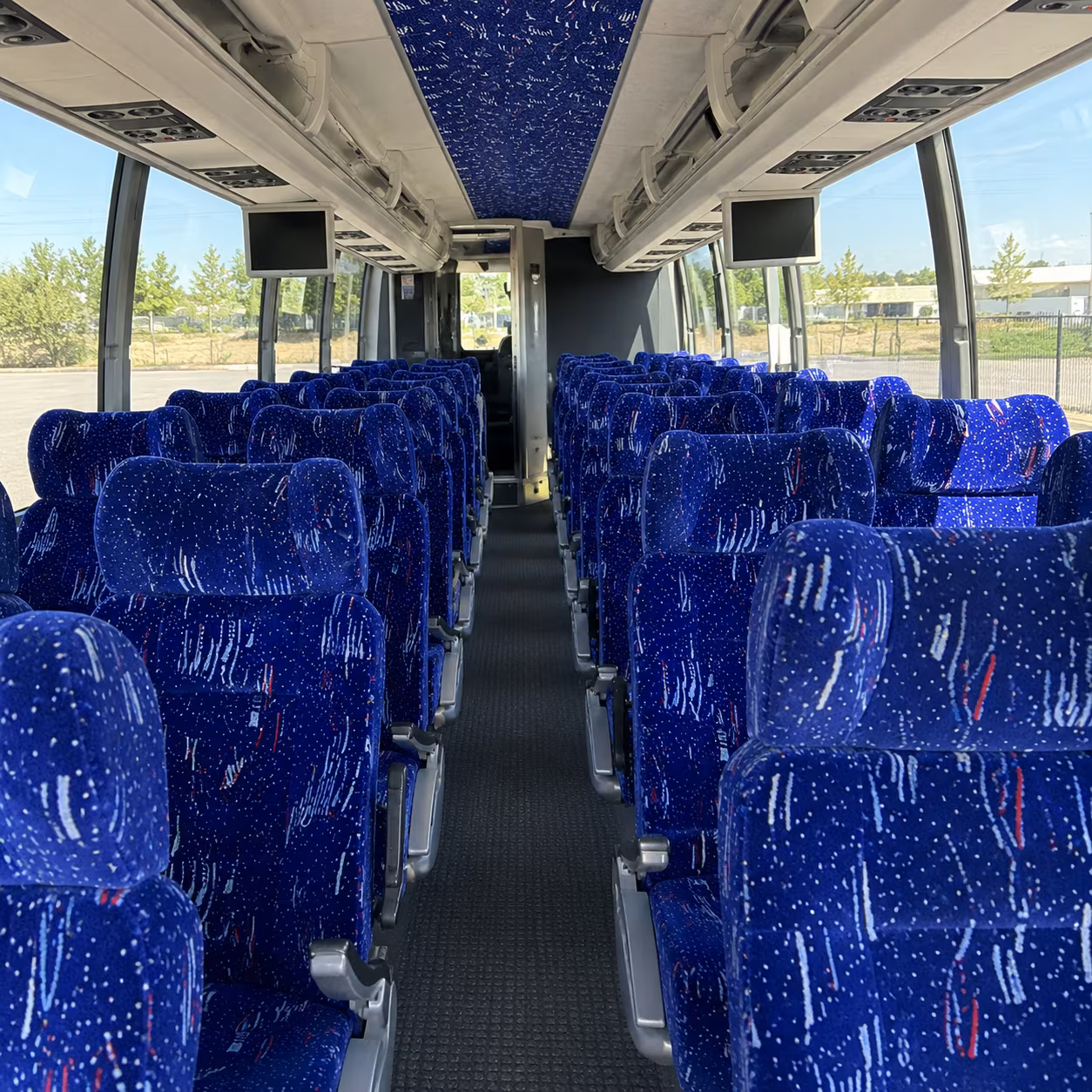 jonesboro 54 passenger charter bus interior