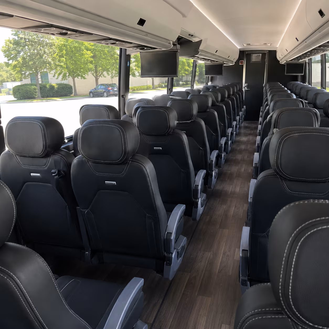 jonesboro 56 passenger charter bus interior