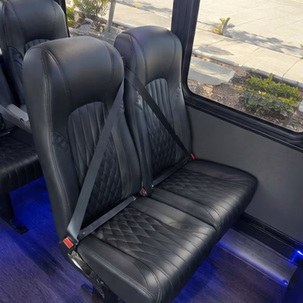 jonesboro wedding transportation onboard seating